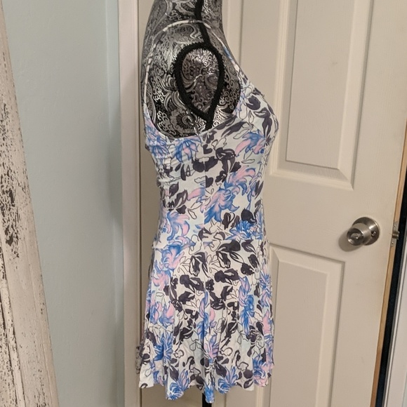 **Sold** Free People blue floral tunic - Picture 2 of 4